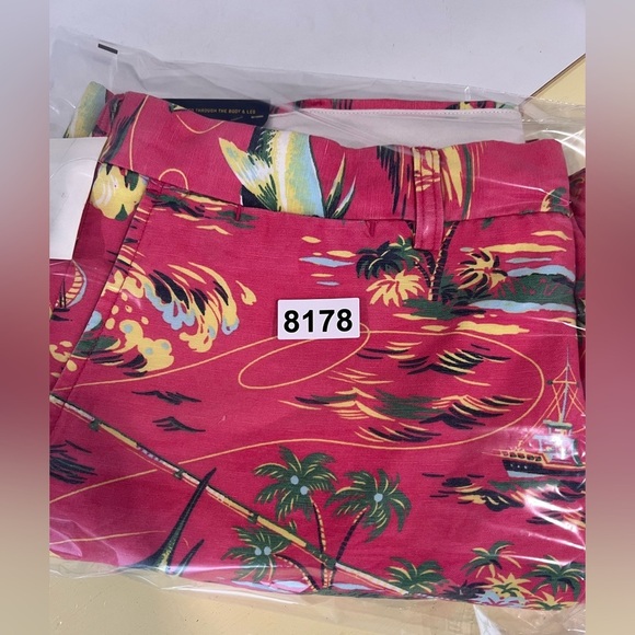 NWT Polo Ralph Lauren 38W Linen Blend 6” Inseam Classic Fit Flat Front Shorts - Picture 11 of 11